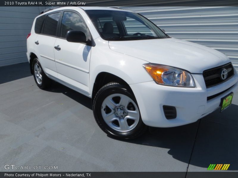 Super White / Ash Gray 2010 Toyota RAV4 I4