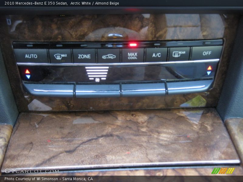 Arctic White / Almond Beige 2010 Mercedes-Benz E 350 Sedan
