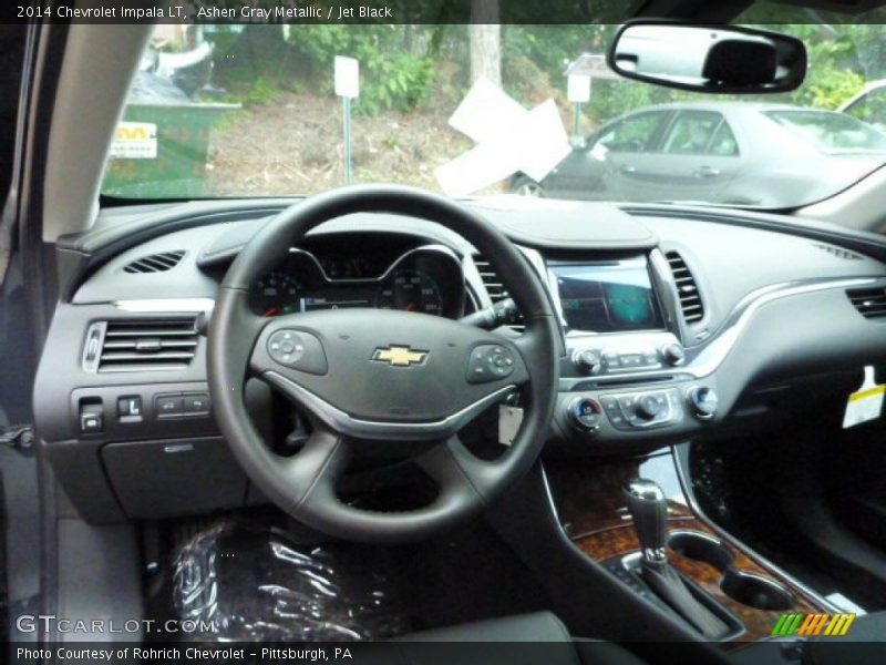 Ashen Gray Metallic / Jet Black 2014 Chevrolet Impala LT