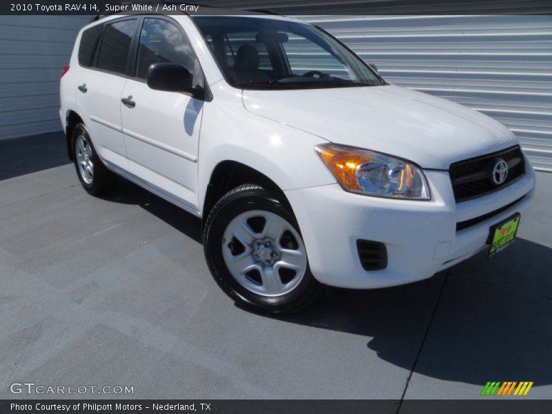 Super White / Ash Gray 2010 Toyota RAV4 I4