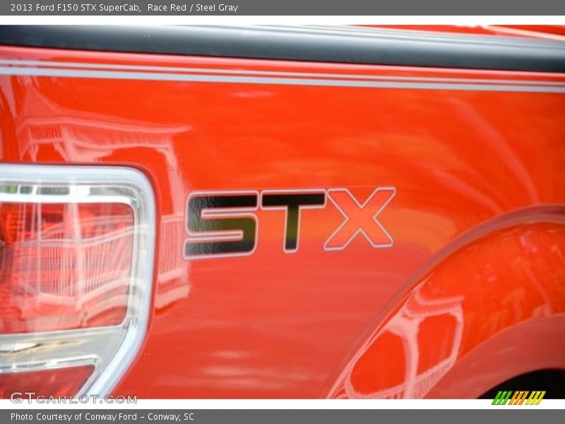 Race Red / Steel Gray 2013 Ford F150 STX SuperCab