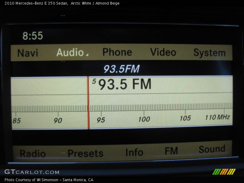 Arctic White / Almond Beige 2010 Mercedes-Benz E 350 Sedan