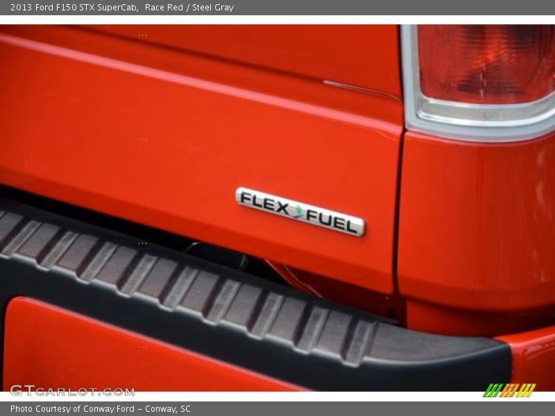 Race Red / Steel Gray 2013 Ford F150 STX SuperCab