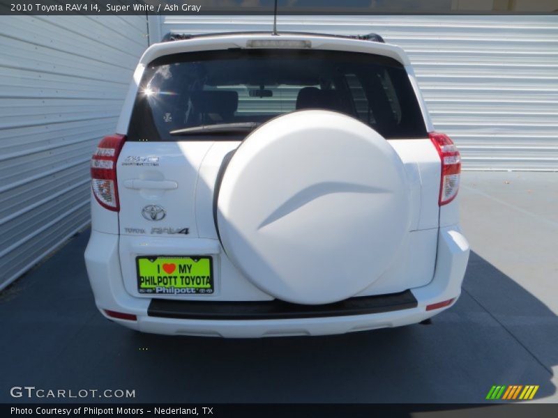 Super White / Ash Gray 2010 Toyota RAV4 I4