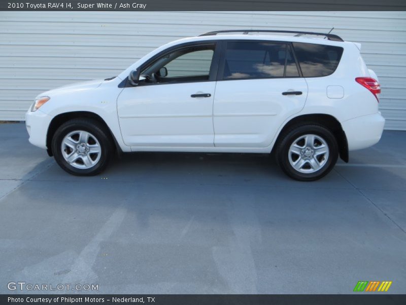 Super White / Ash Gray 2010 Toyota RAV4 I4