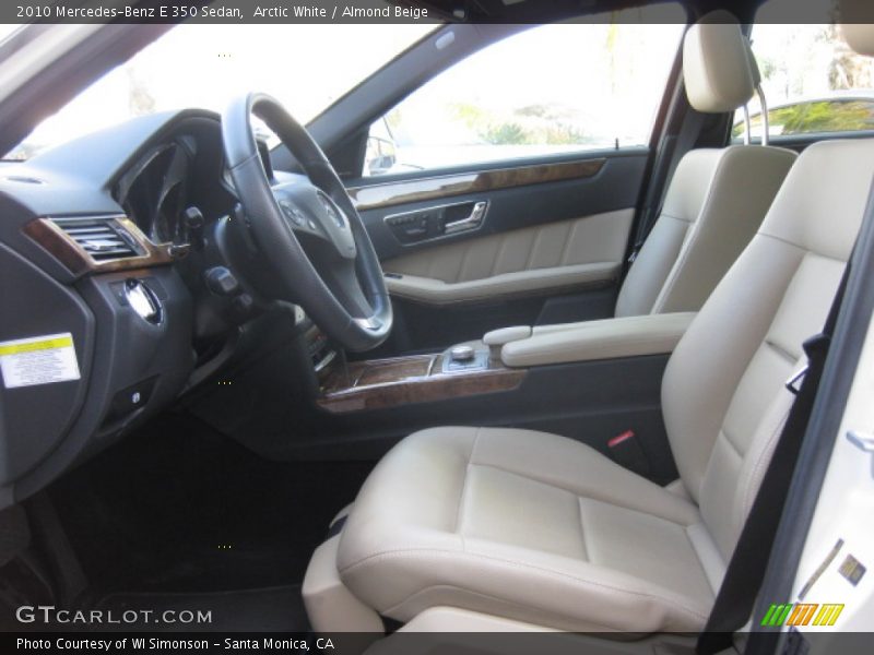 Arctic White / Almond Beige 2010 Mercedes-Benz E 350 Sedan