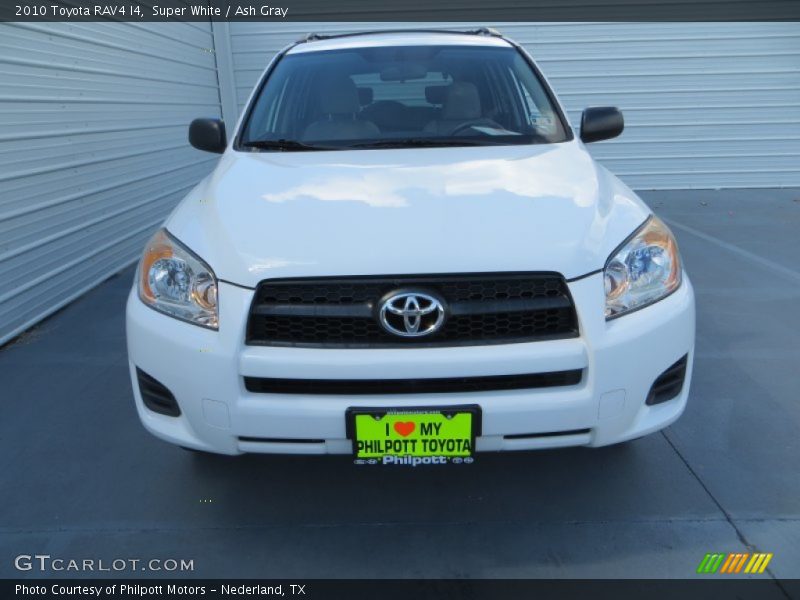 Super White / Ash Gray 2010 Toyota RAV4 I4