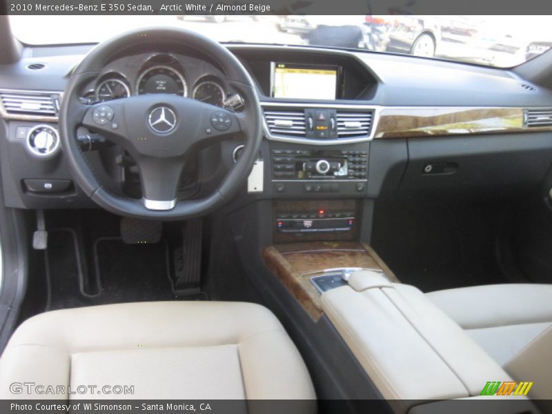 Arctic White / Almond Beige 2010 Mercedes-Benz E 350 Sedan