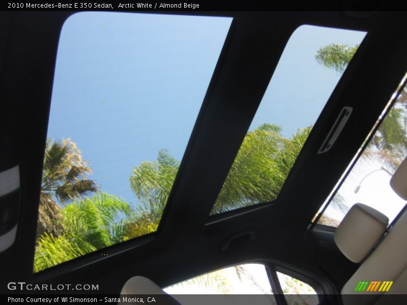 Arctic White / Almond Beige 2010 Mercedes-Benz E 350 Sedan