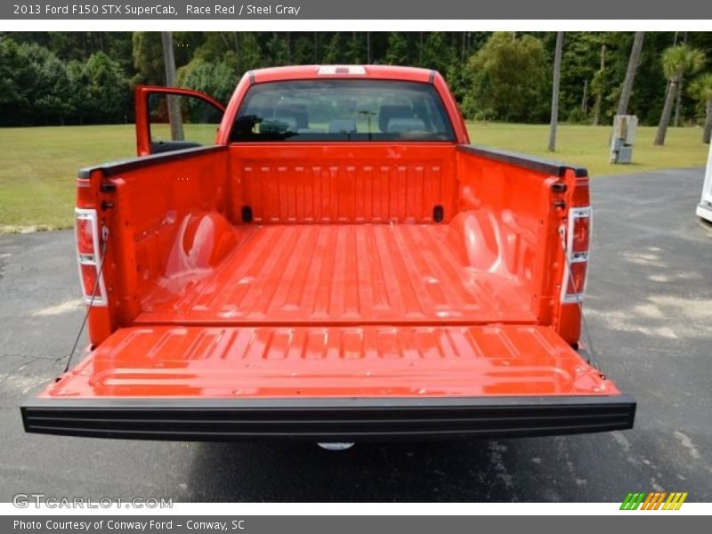 Race Red / Steel Gray 2013 Ford F150 STX SuperCab