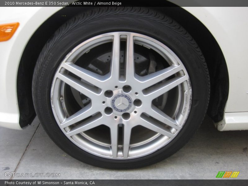 Arctic White / Almond Beige 2010 Mercedes-Benz E 350 Sedan
