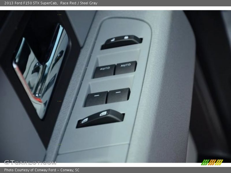 Race Red / Steel Gray 2013 Ford F150 STX SuperCab