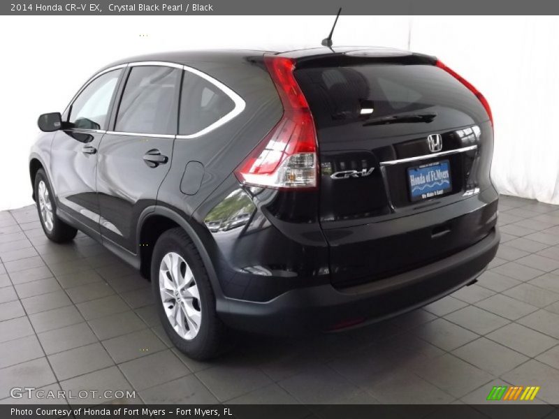 Crystal Black Pearl / Black 2014 Honda CR-V EX