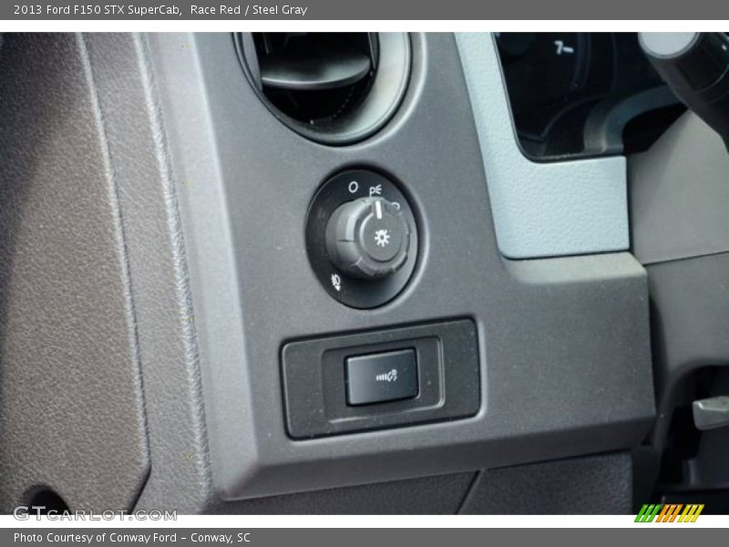 Race Red / Steel Gray 2013 Ford F150 STX SuperCab