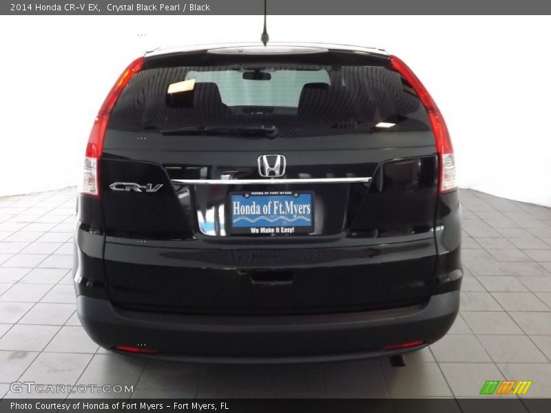 Crystal Black Pearl / Black 2014 Honda CR-V EX