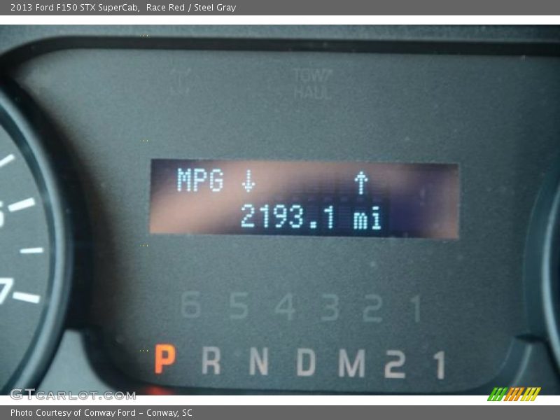 Race Red / Steel Gray 2013 Ford F150 STX SuperCab