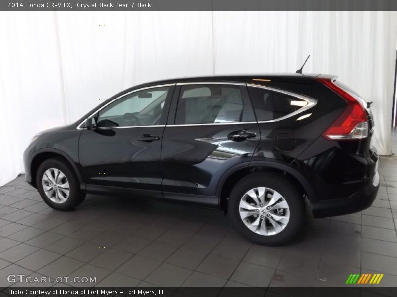 Crystal Black Pearl / Black 2014 Honda CR-V EX