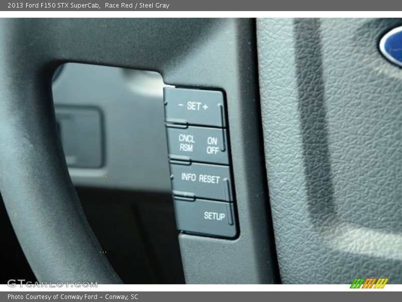 Race Red / Steel Gray 2013 Ford F150 STX SuperCab