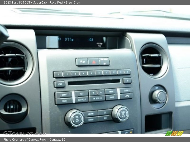 Race Red / Steel Gray 2013 Ford F150 STX SuperCab