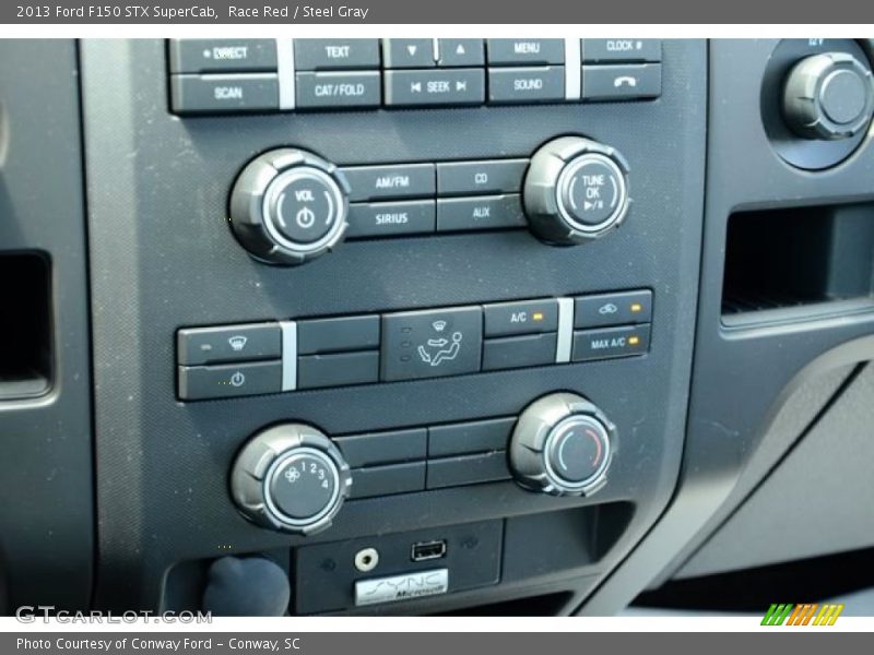 Race Red / Steel Gray 2013 Ford F150 STX SuperCab