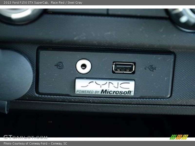 Race Red / Steel Gray 2013 Ford F150 STX SuperCab