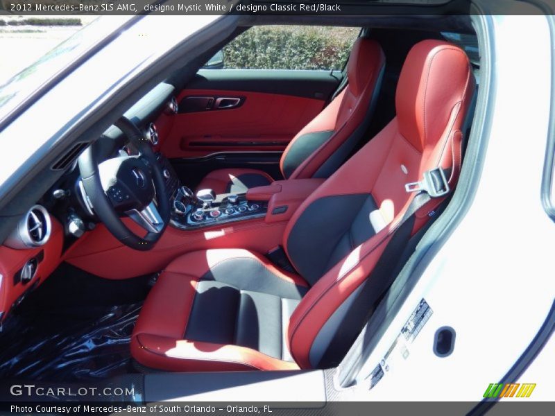  2012 SLS AMG designo Classic Red/Black Interior