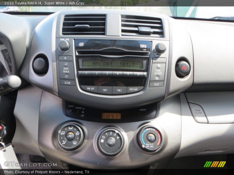 Super White / Ash Gray 2010 Toyota RAV4 I4
