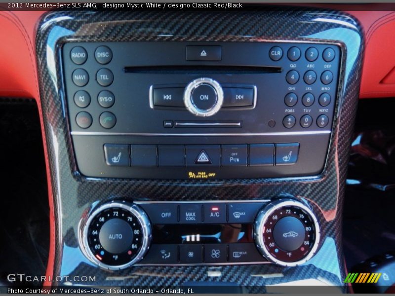 Controls of 2012 SLS AMG