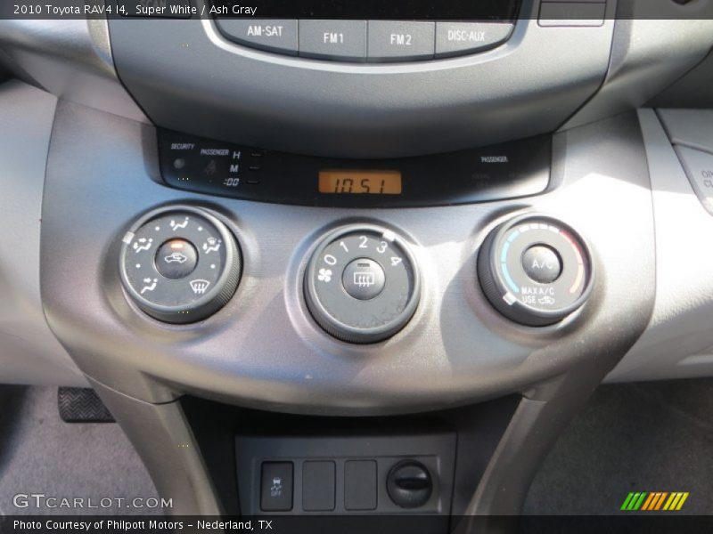 Super White / Ash Gray 2010 Toyota RAV4 I4