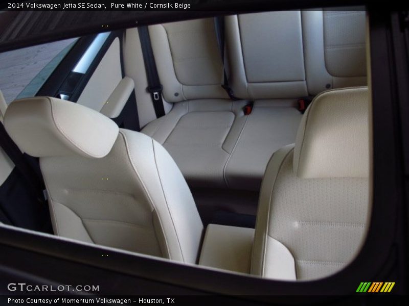 Pure White / Cornsilk Beige 2014 Volkswagen Jetta SE Sedan