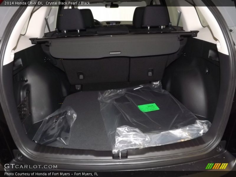 Crystal Black Pearl / Black 2014 Honda CR-V EX
