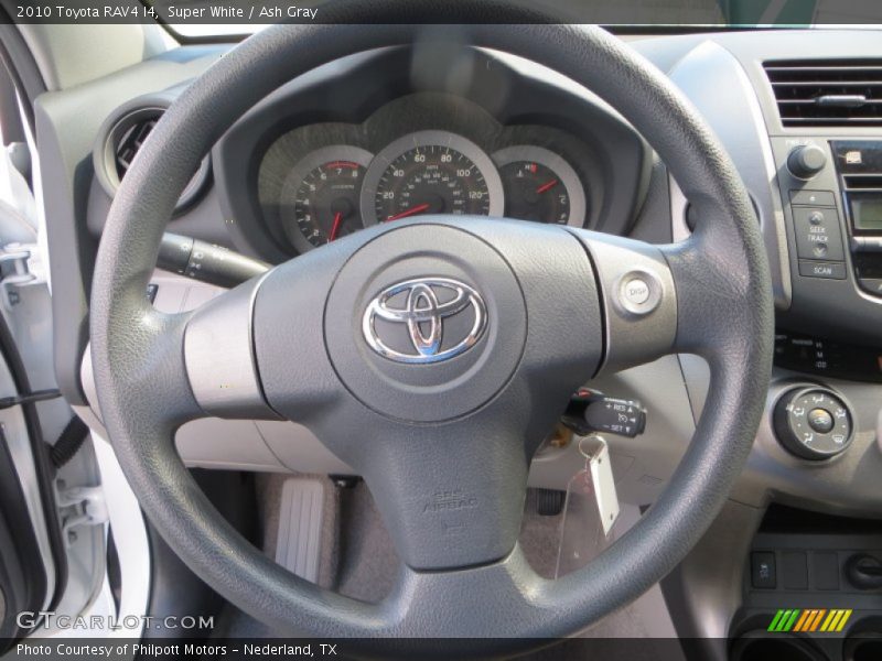Super White / Ash Gray 2010 Toyota RAV4 I4