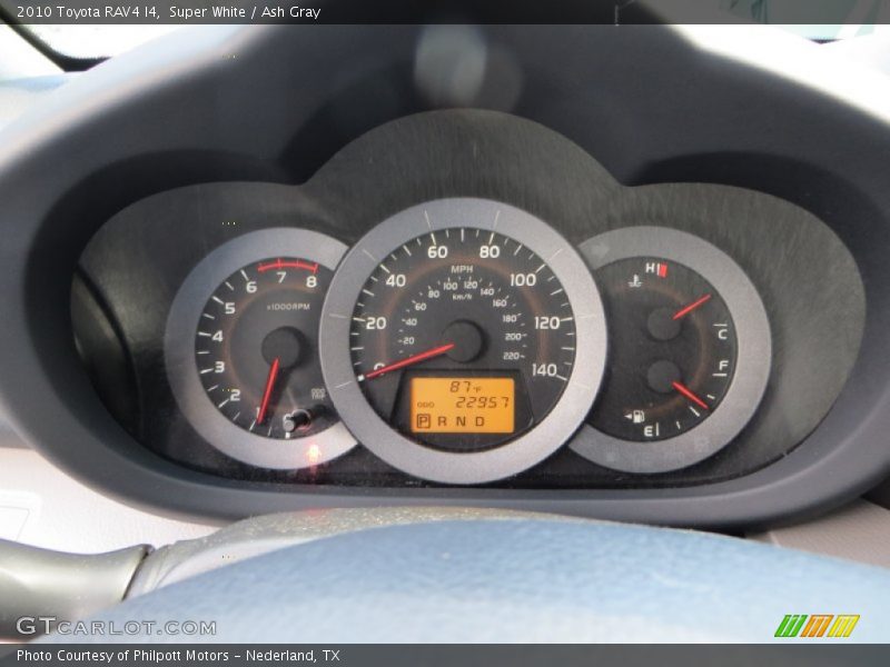 Super White / Ash Gray 2010 Toyota RAV4 I4