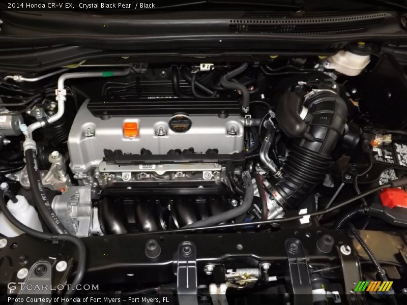 Crystal Black Pearl / Black 2014 Honda CR-V EX