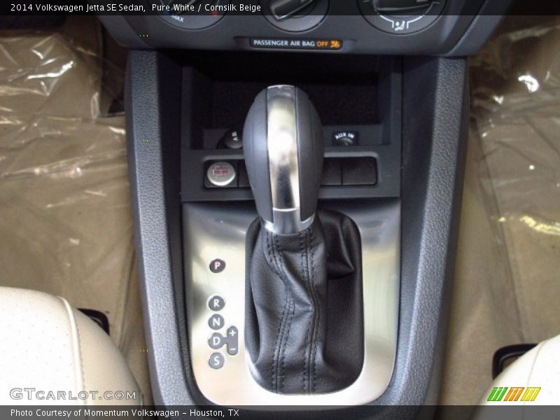 Pure White / Cornsilk Beige 2014 Volkswagen Jetta SE Sedan