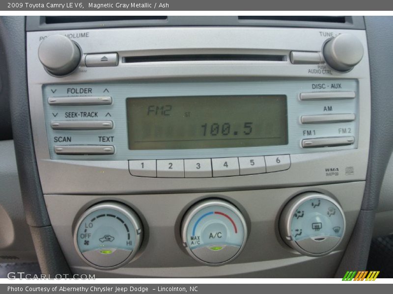 Magnetic Gray Metallic / Ash 2009 Toyota Camry LE V6