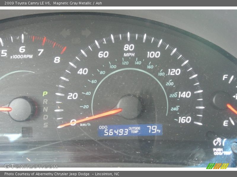 Magnetic Gray Metallic / Ash 2009 Toyota Camry LE V6