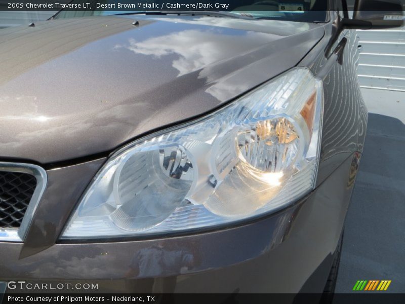 Desert Brown Metallic / Cashmere/Dark Gray 2009 Chevrolet Traverse LT