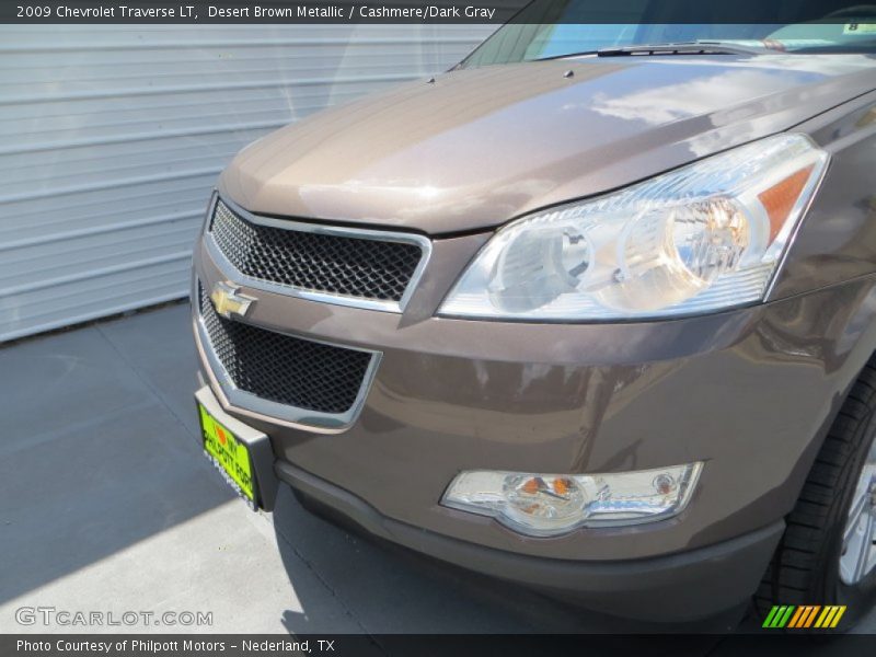 Desert Brown Metallic / Cashmere/Dark Gray 2009 Chevrolet Traverse LT