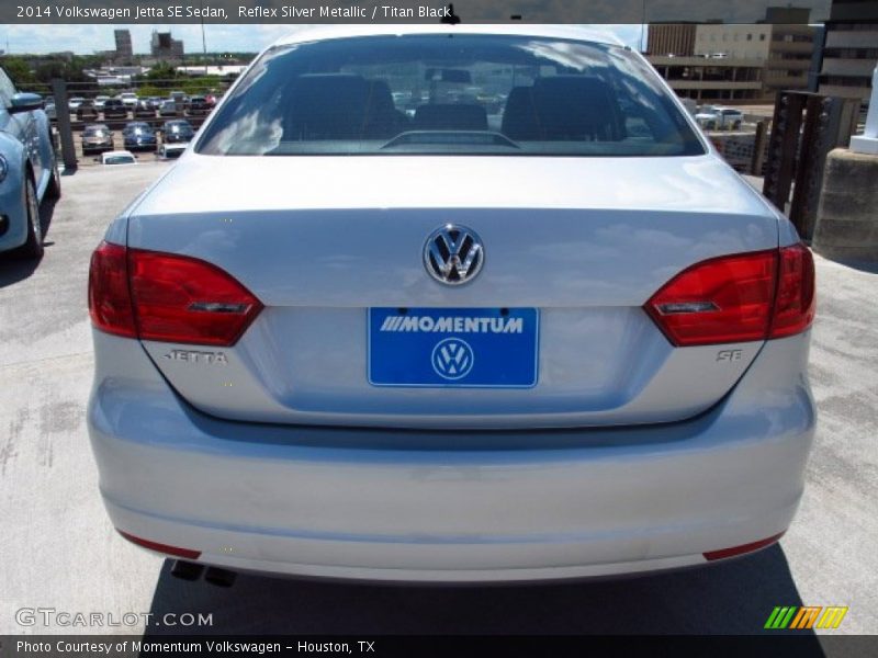 Reflex Silver Metallic / Titan Black 2014 Volkswagen Jetta SE Sedan
