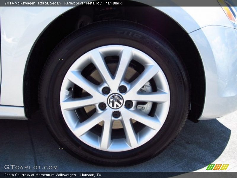 Reflex Silver Metallic / Titan Black 2014 Volkswagen Jetta SE Sedan