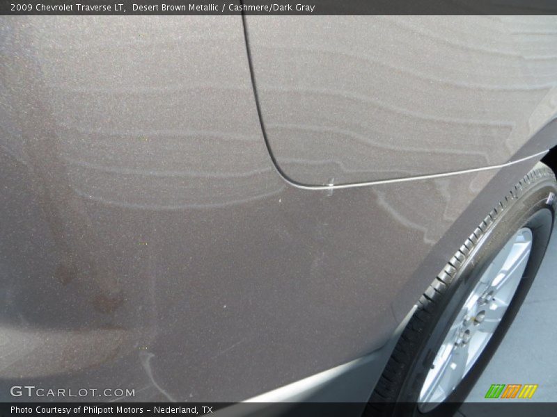 Desert Brown Metallic / Cashmere/Dark Gray 2009 Chevrolet Traverse LT
