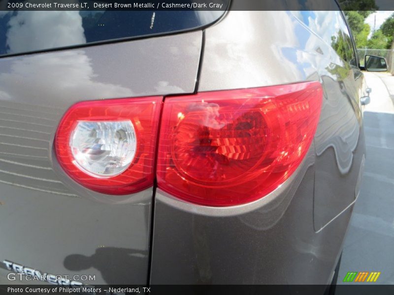 Desert Brown Metallic / Cashmere/Dark Gray 2009 Chevrolet Traverse LT