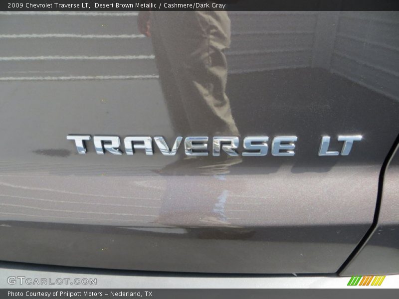 Desert Brown Metallic / Cashmere/Dark Gray 2009 Chevrolet Traverse LT