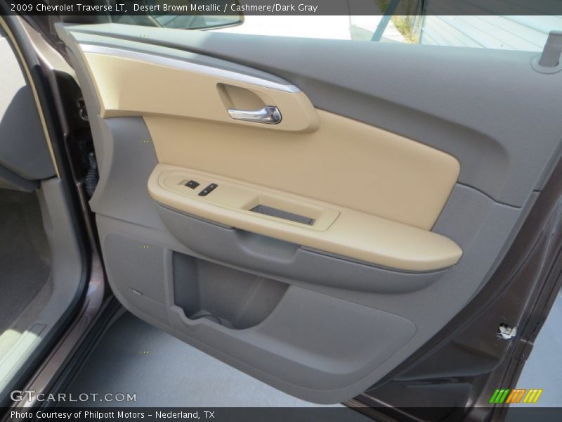 Desert Brown Metallic / Cashmere/Dark Gray 2009 Chevrolet Traverse LT