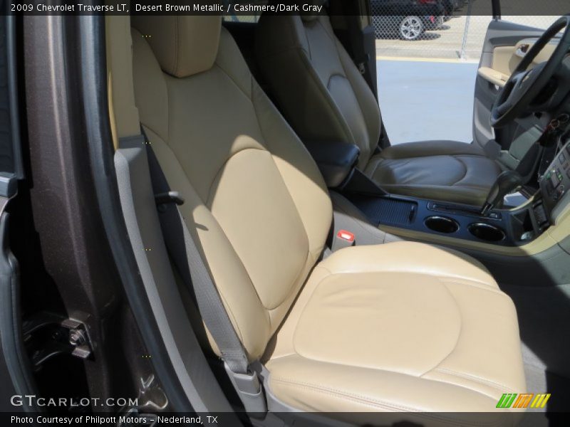 Desert Brown Metallic / Cashmere/Dark Gray 2009 Chevrolet Traverse LT