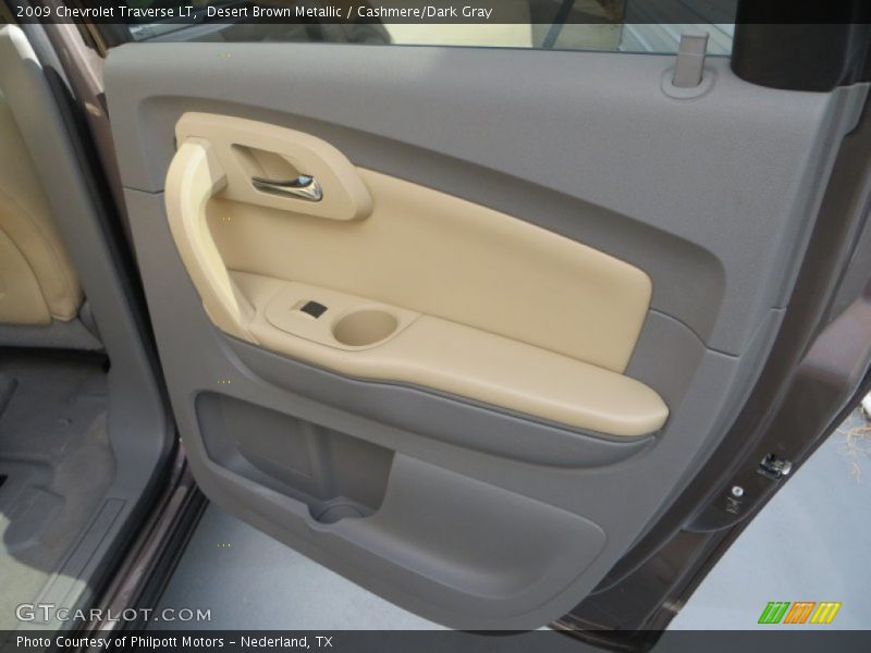 Desert Brown Metallic / Cashmere/Dark Gray 2009 Chevrolet Traverse LT