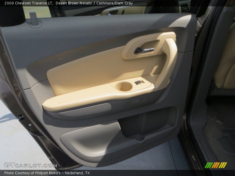 Desert Brown Metallic / Cashmere/Dark Gray 2009 Chevrolet Traverse LT