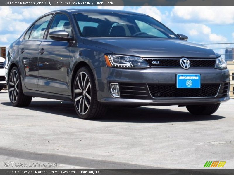 Platinum Gray Metallic / Titan Black 2014 Volkswagen Jetta GLI