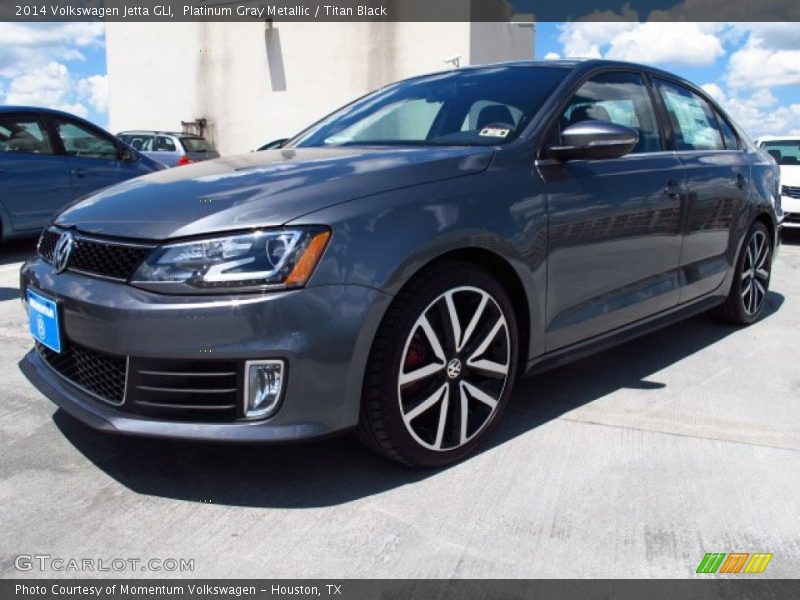 Platinum Gray Metallic / Titan Black 2014 Volkswagen Jetta GLI